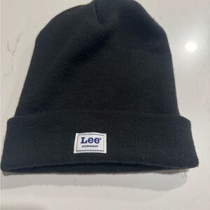Lee Jet Black Workwear Beanie